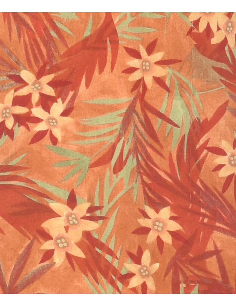 Floral Print Dress - L