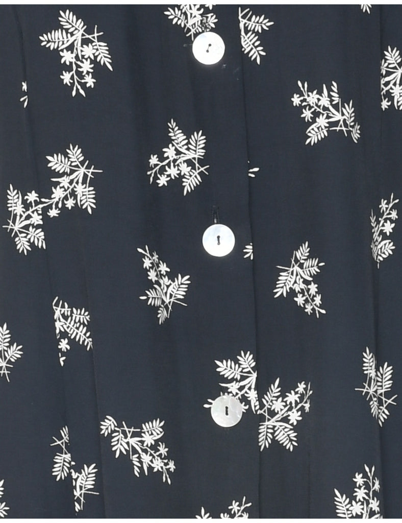 Floral Print Dress - L