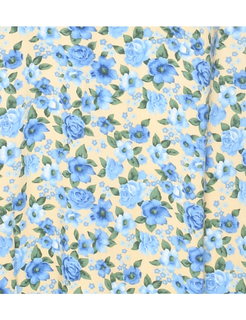 Floral Print Dress - L