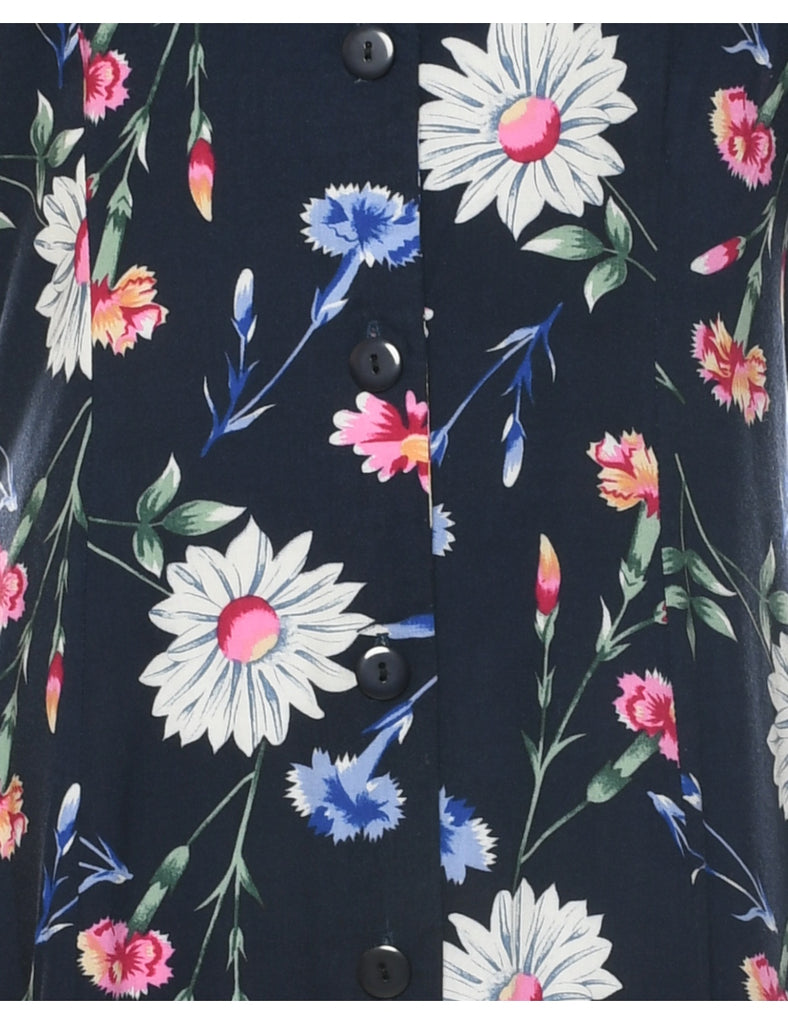 Floral Print Dress - M