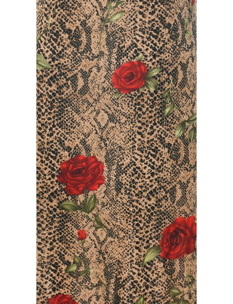 Floral Print Dress - S