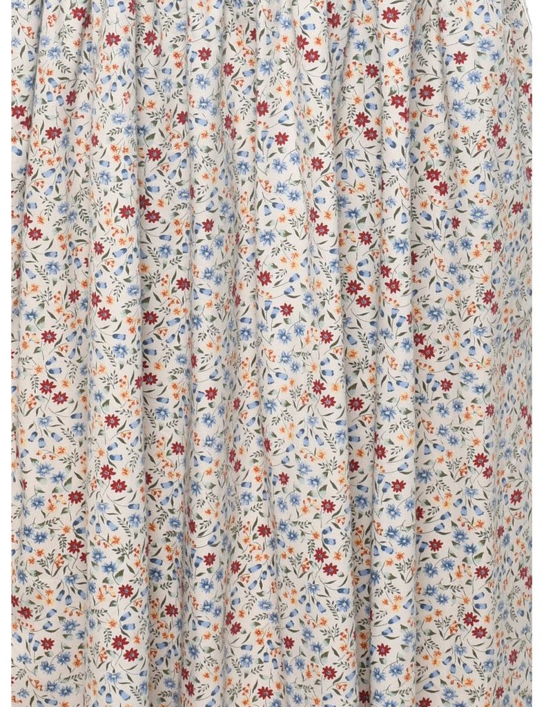 Floral Print Dress - M