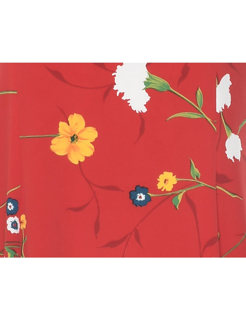 Floral Print Dress - M