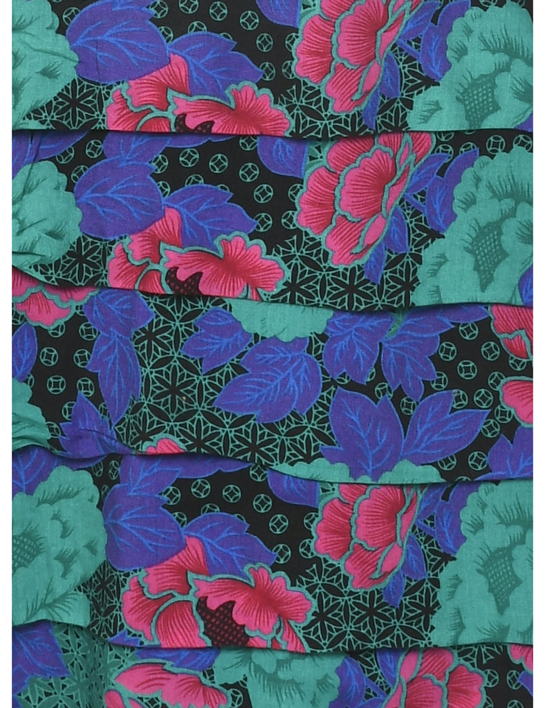 Floral Print Dress - M