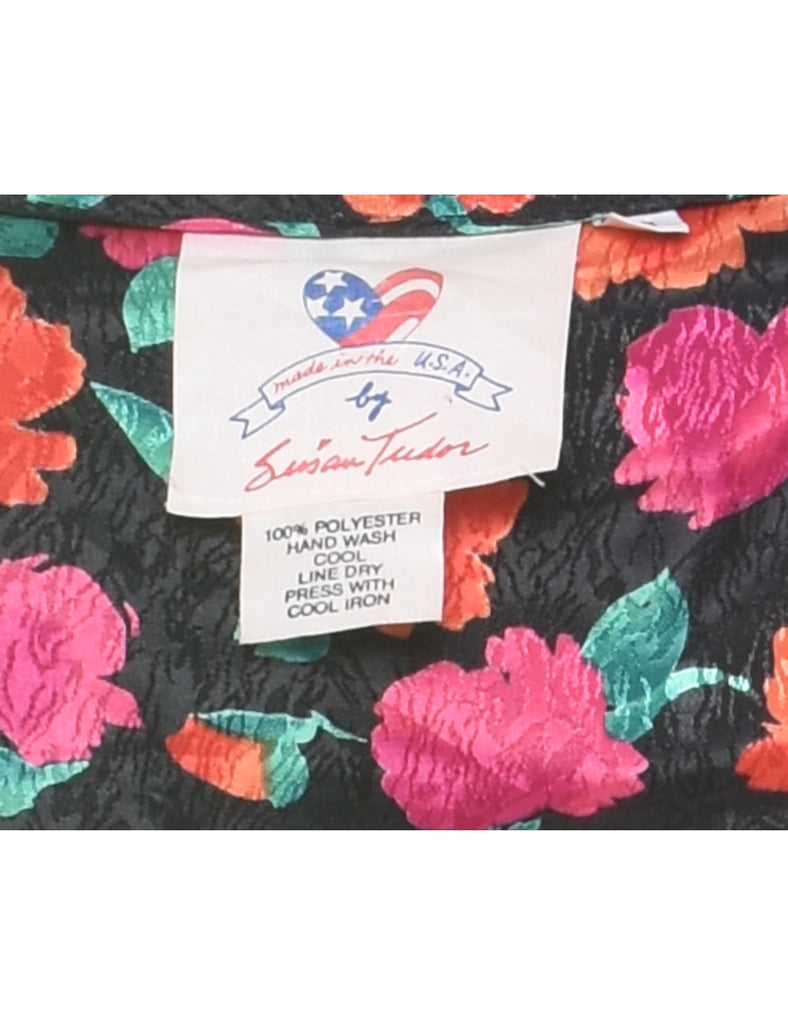 Floral Print Dress - M