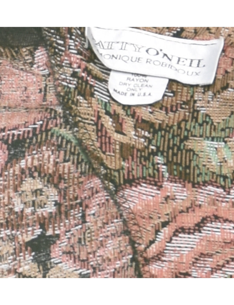 Floral Print Dress - M