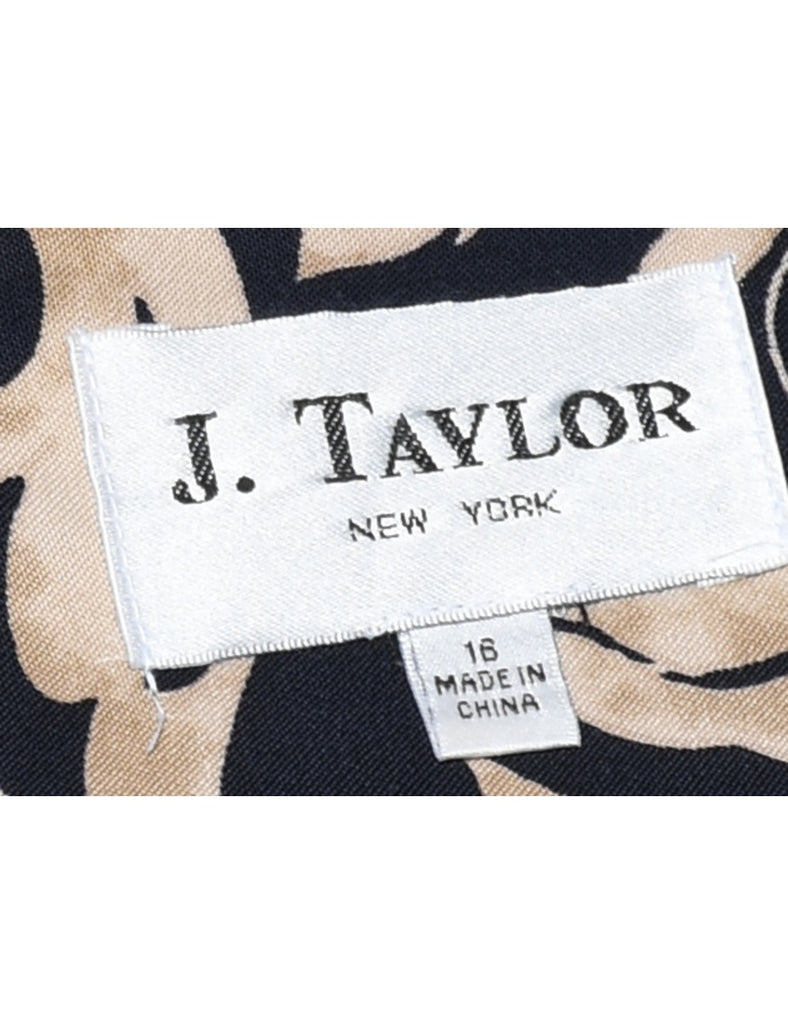 Floral Print Dress - L