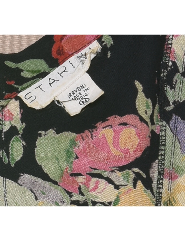 Floral Print Dress - M