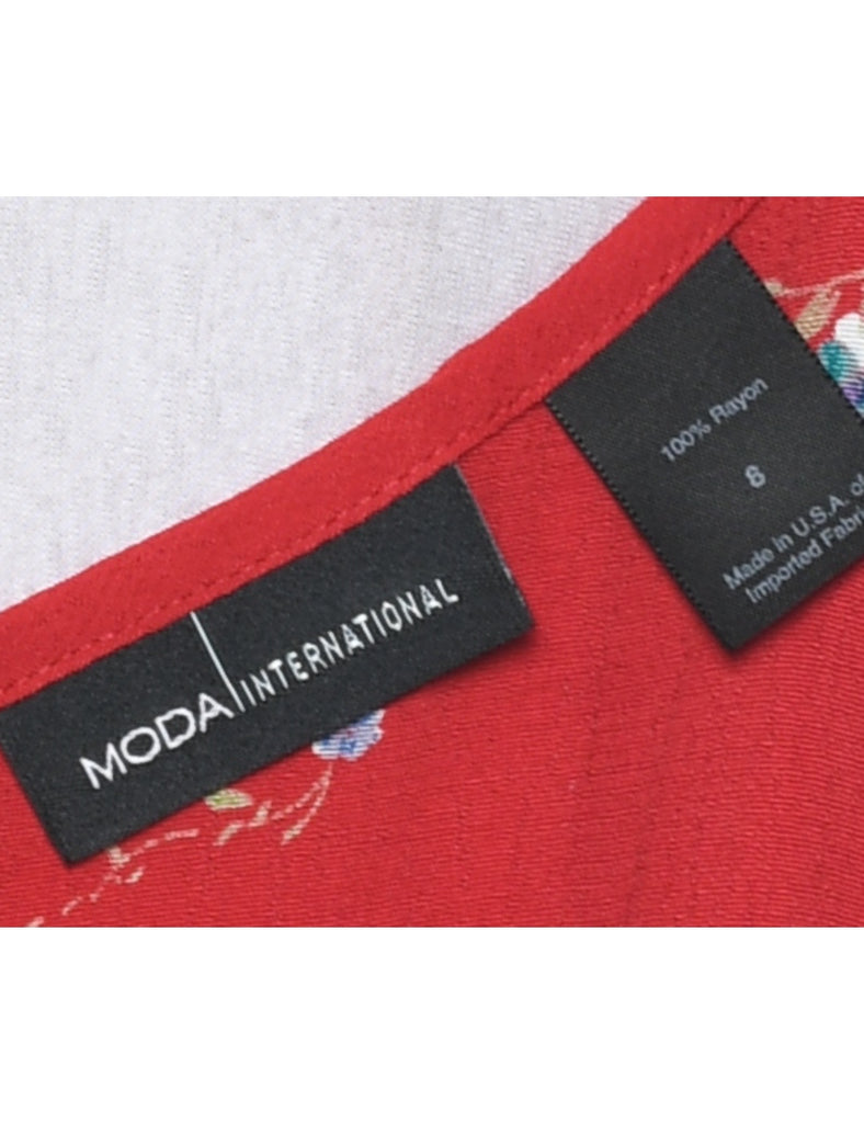 Floral Print Dress - M