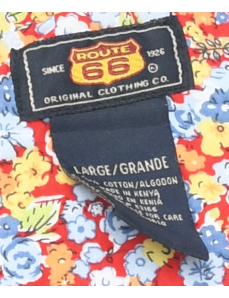 Floral Print Dress - L