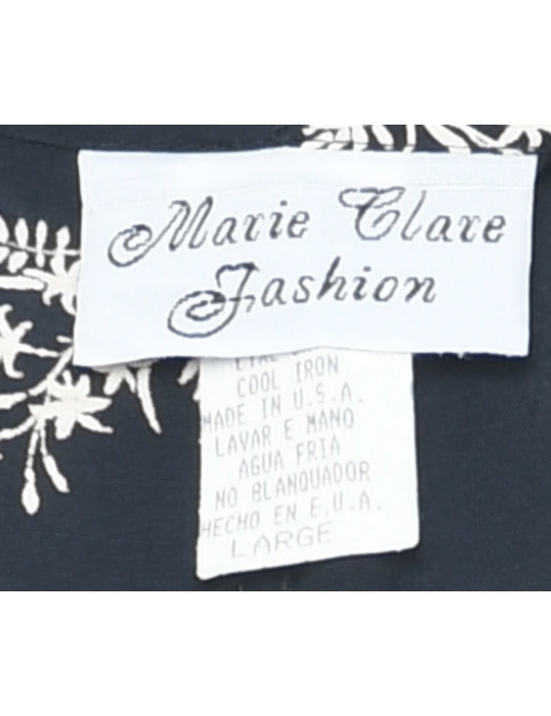 Floral Print Dress - L