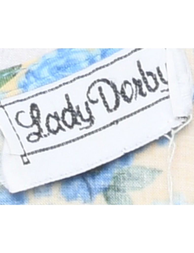 Floral Print Dress - L