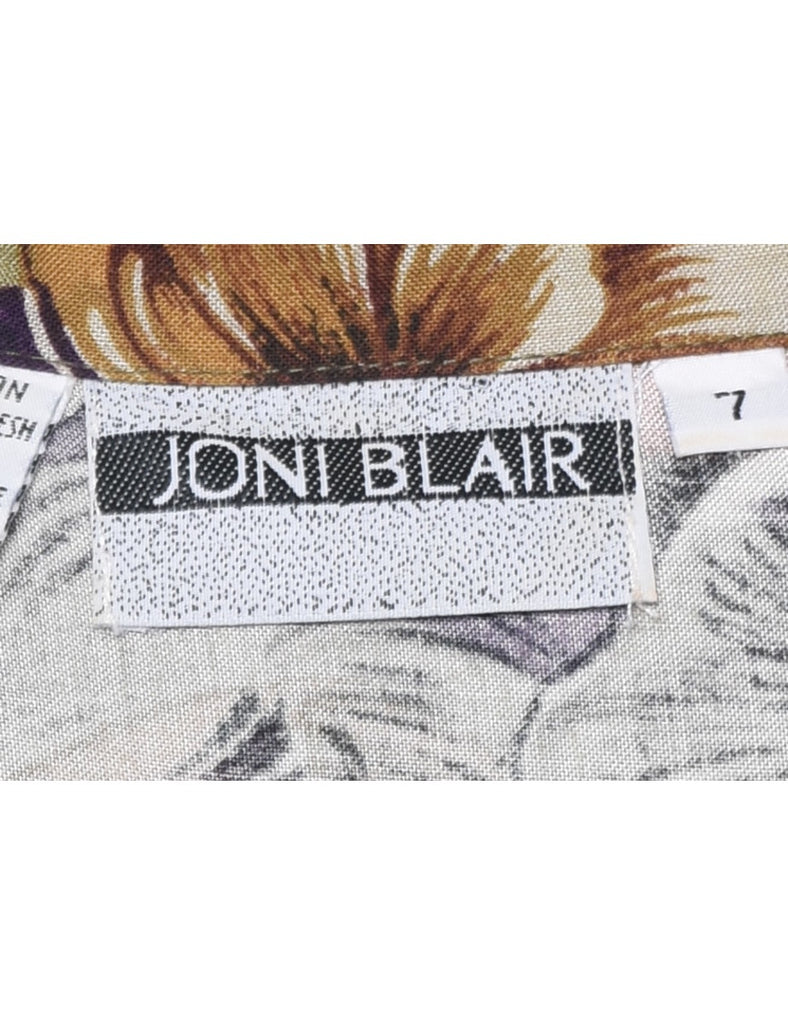 Floral Print Dress - M