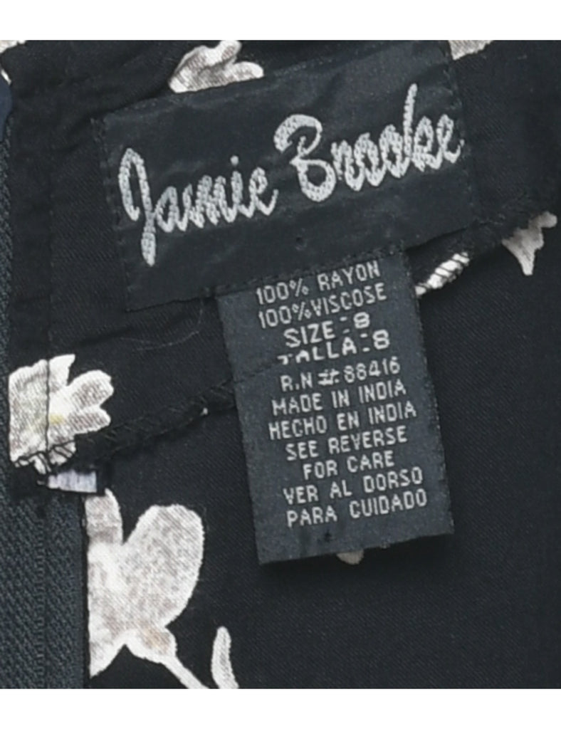 Floral Print Dress - M