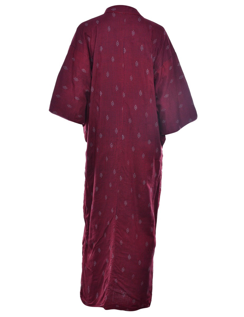 Floral Print Full Length Kimono - M