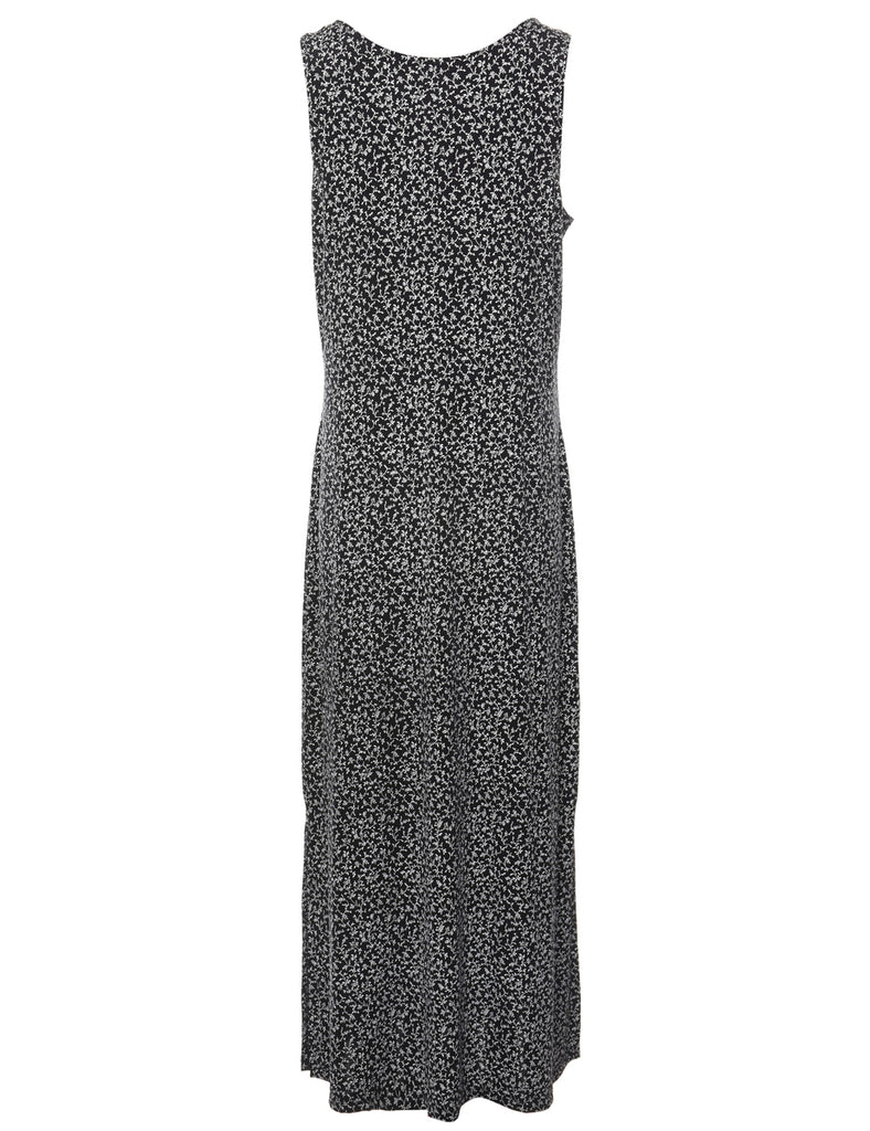 Floral Print Maxi Dress - M