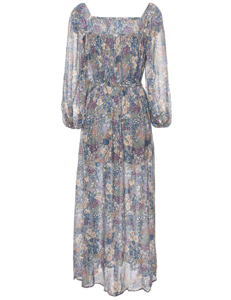 Floral Print Maxi Dress - S