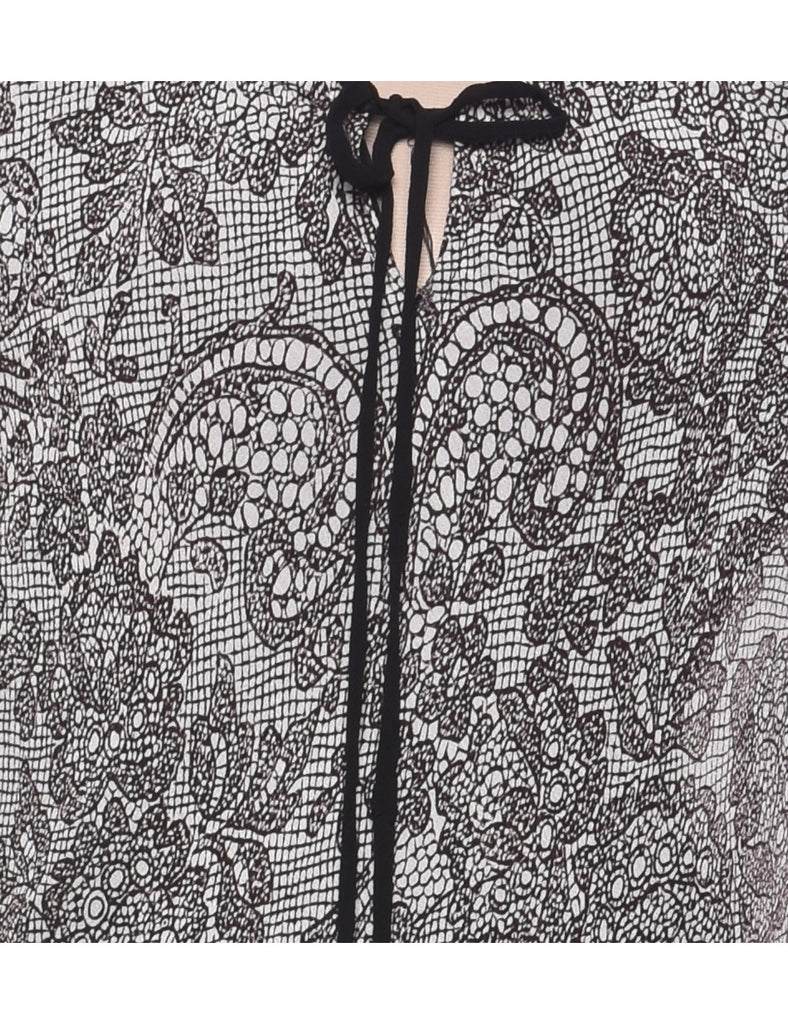 Floral Print Maxi Dress - M