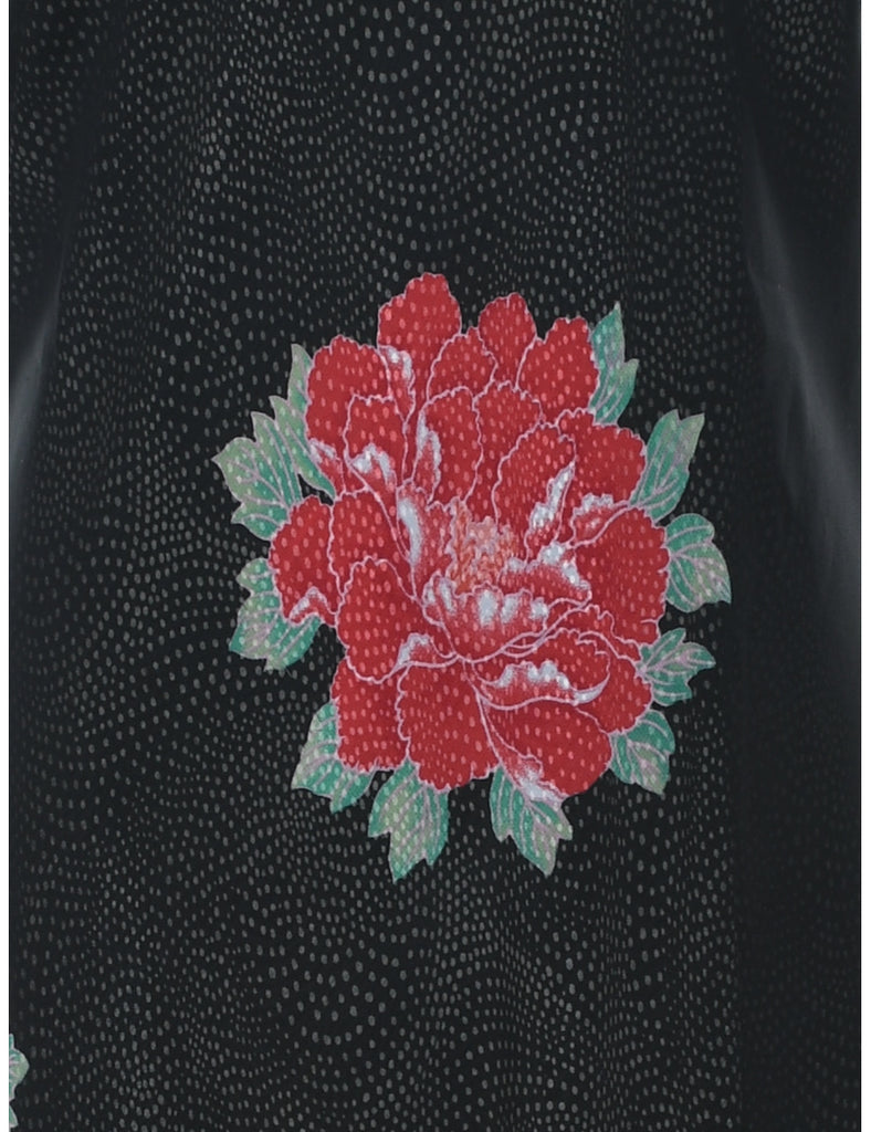 Floral Print Maxi Dress - XL