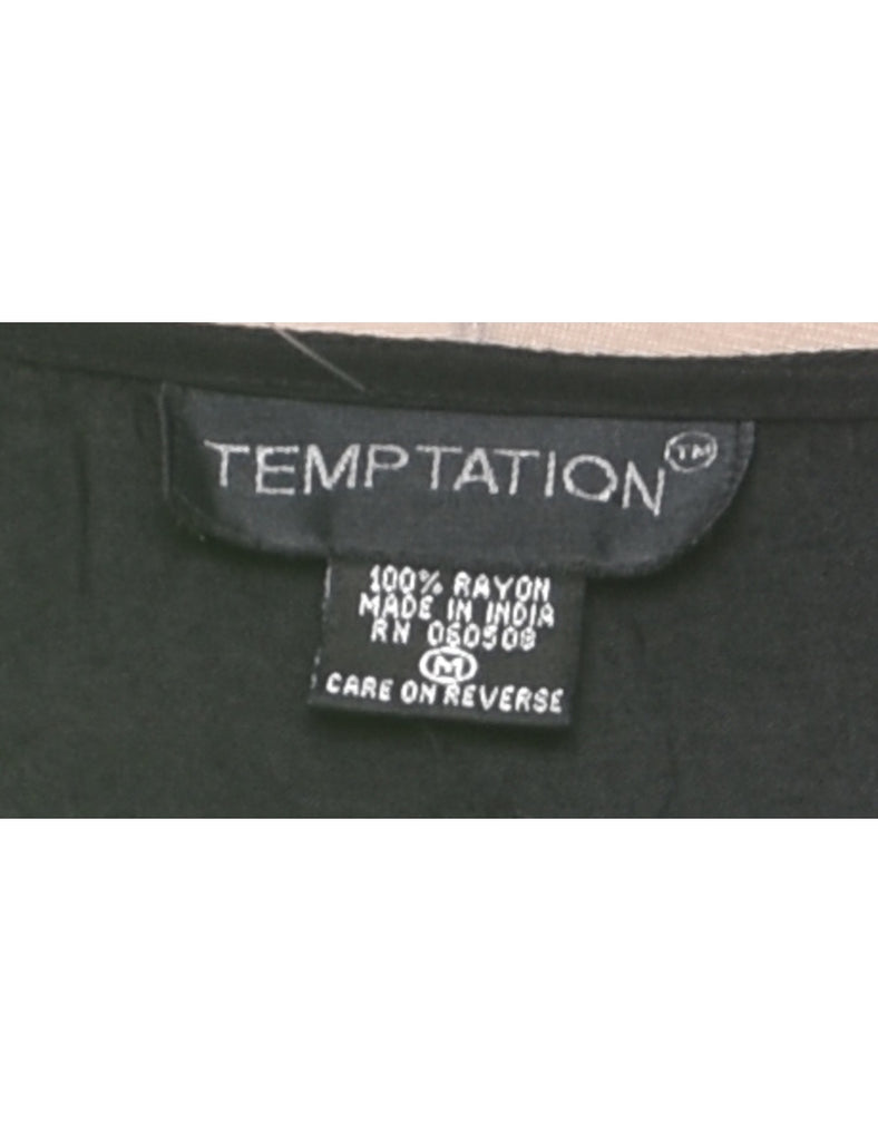 Floral Print Maxi Dress - M