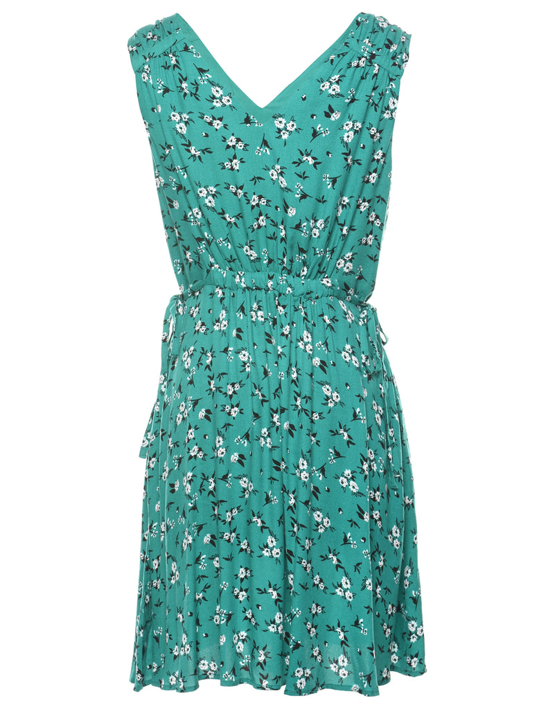 Floral Print Mini Dress - S