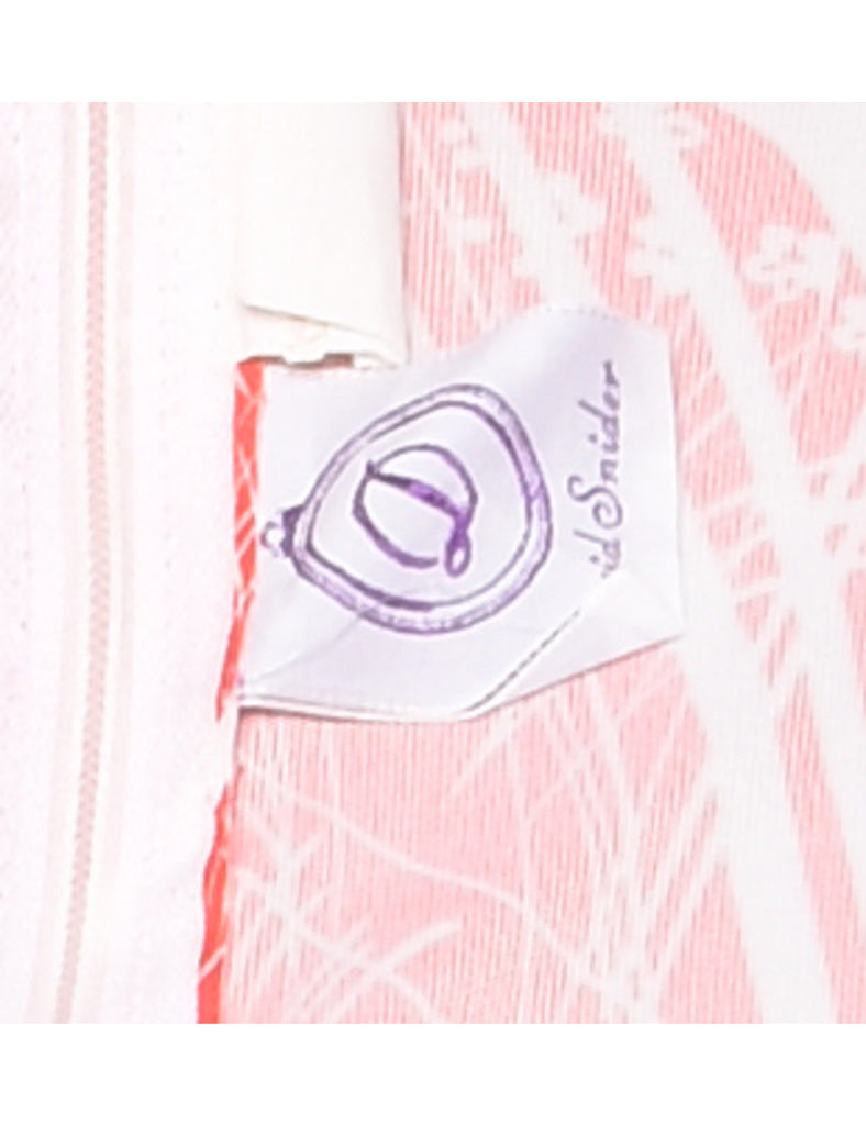 Floral Print Red Dress - M