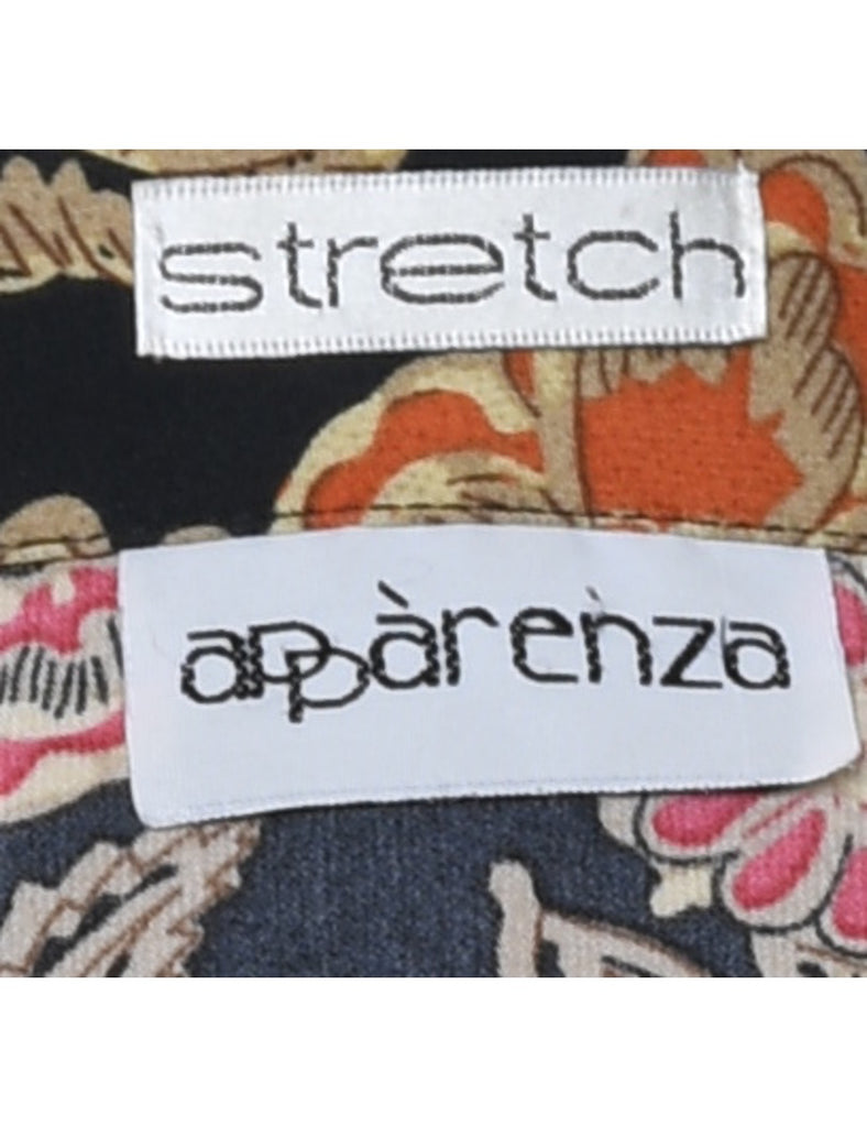 Floral Print Shirt - L