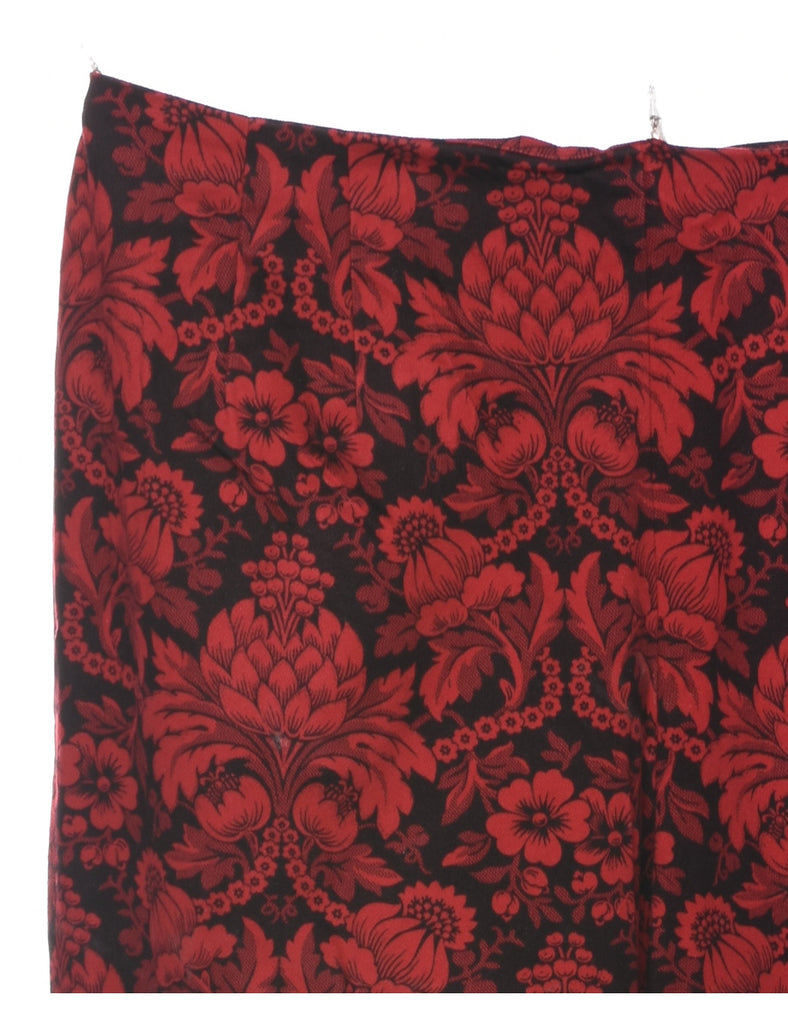 Floral Print Trousers - W34 L28