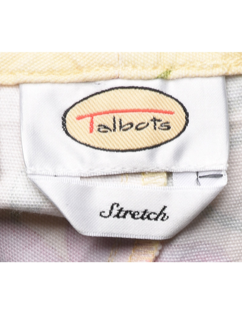 Floral Print Trousers - W35 L25