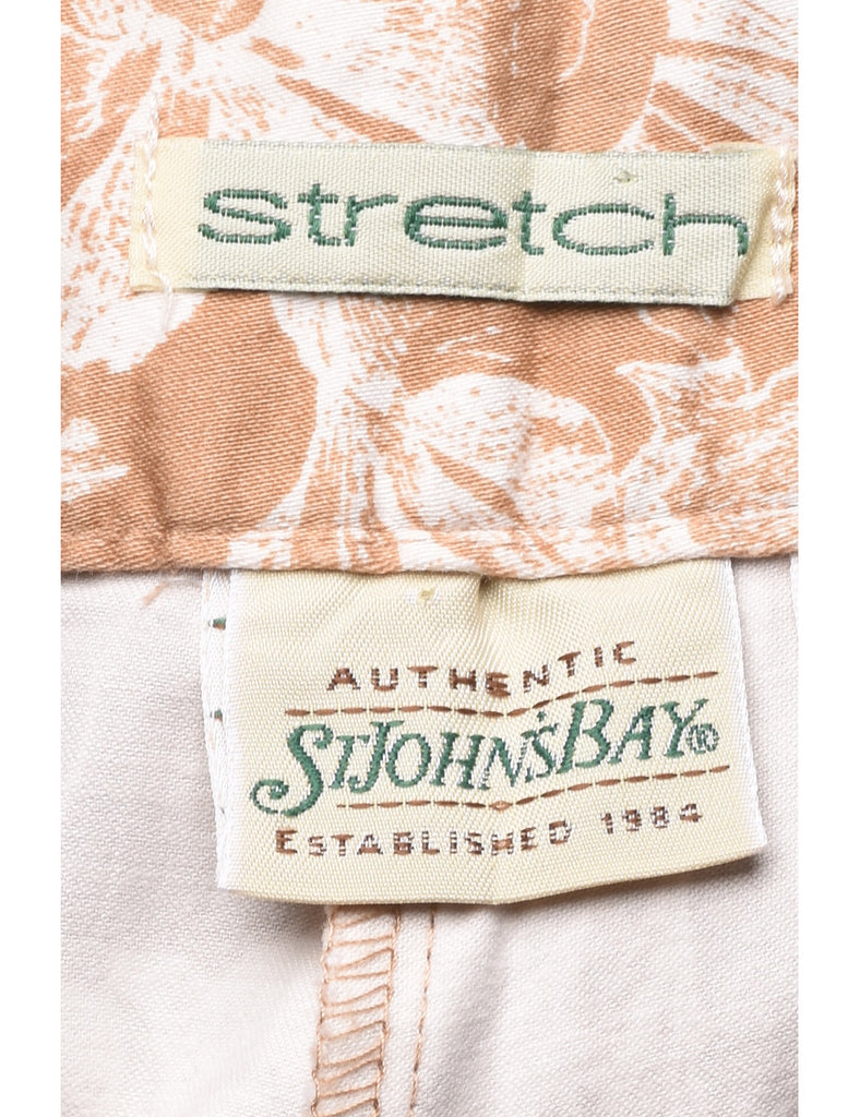 Floral Print Trousers - W32 L25