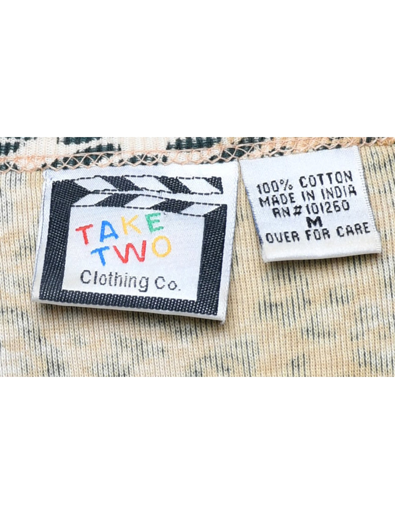 Floral Printed T-shirt - M