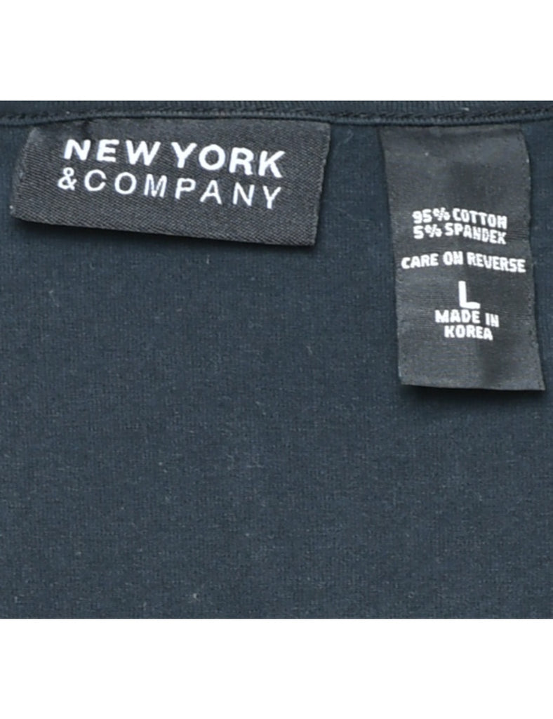 Floral Printed T-shirt - L