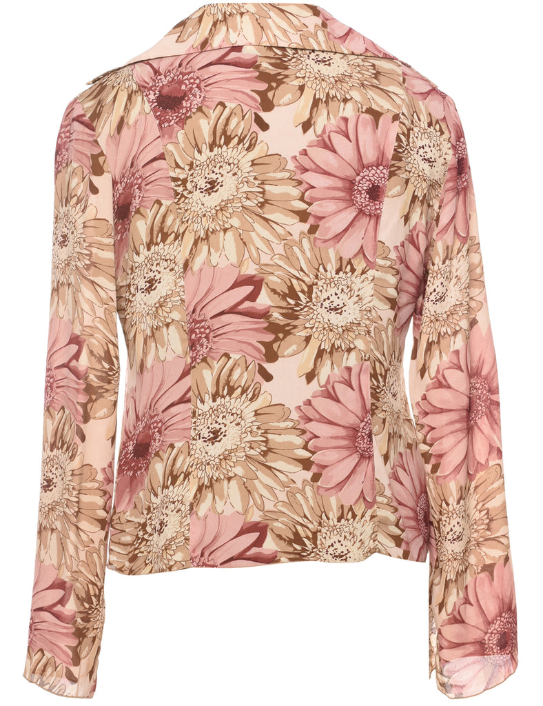 Floral Printed Top - L