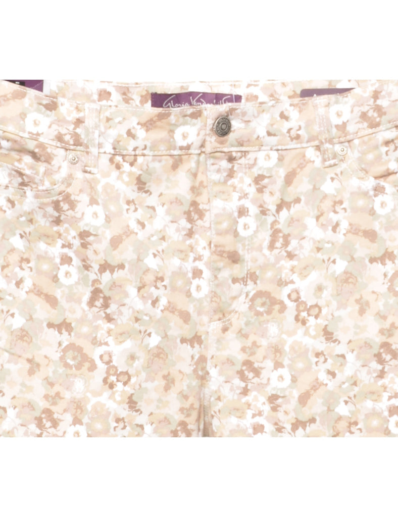 Floral Straight Fit Jeans - W34 L29