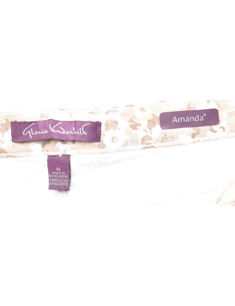 Floral Straight Fit Jeans - W34 L29