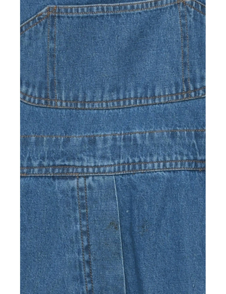 Floral Straight Leg Dungarees - W35 L27