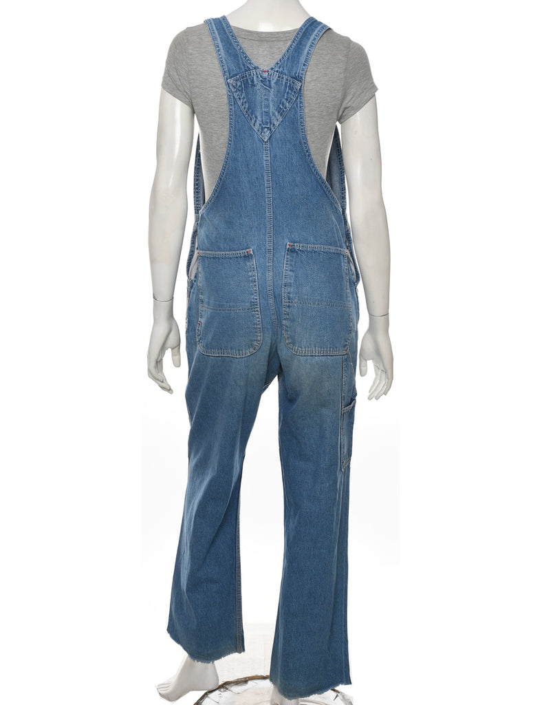 Frayed Hem Dungarees - W32 L30