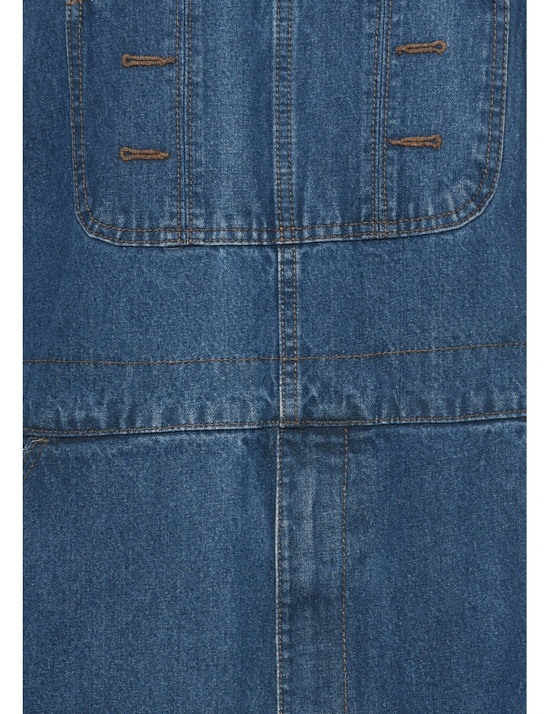 Frayed Hem Dungarees - W39 L17