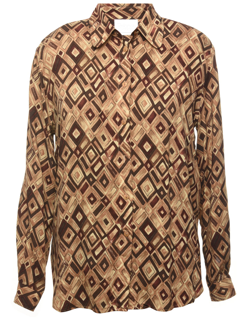 Geometric Blouse - L