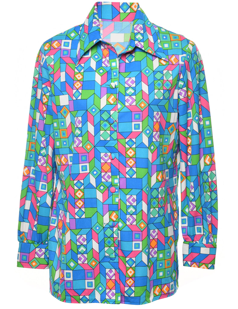 Geometric Blouse - L