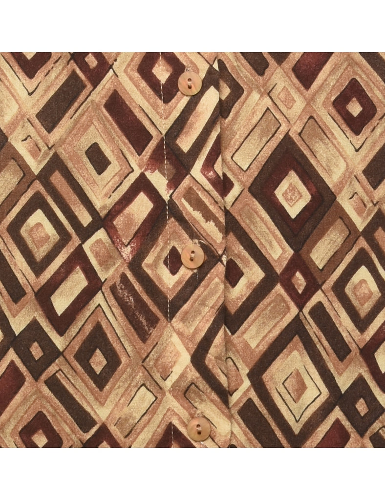 Geometric Blouse - L