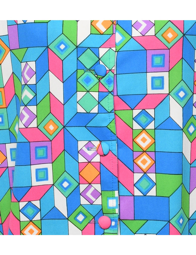 Geometric Blouse - L