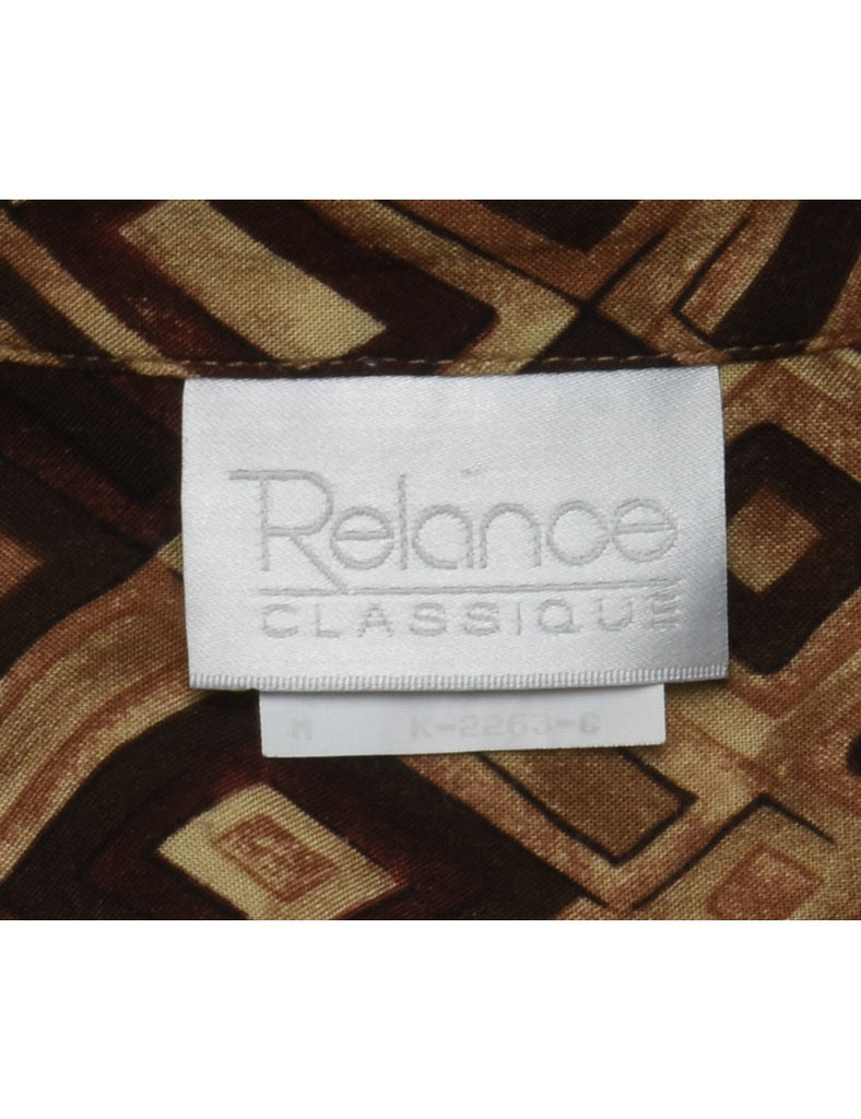 Geometric Blouse - L