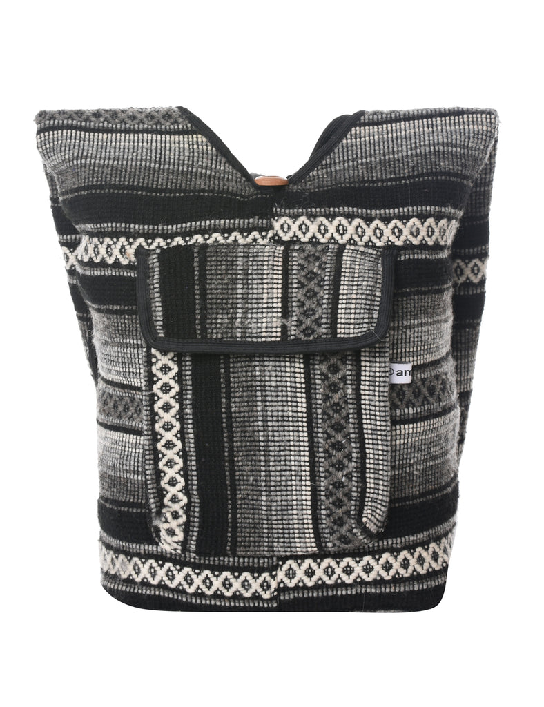 Geometric Pattern Hobo Bag - S