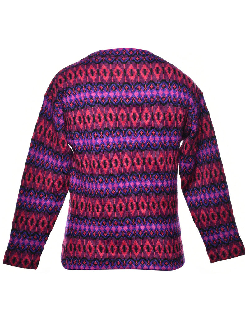 Geometric Pattern Jumper - M