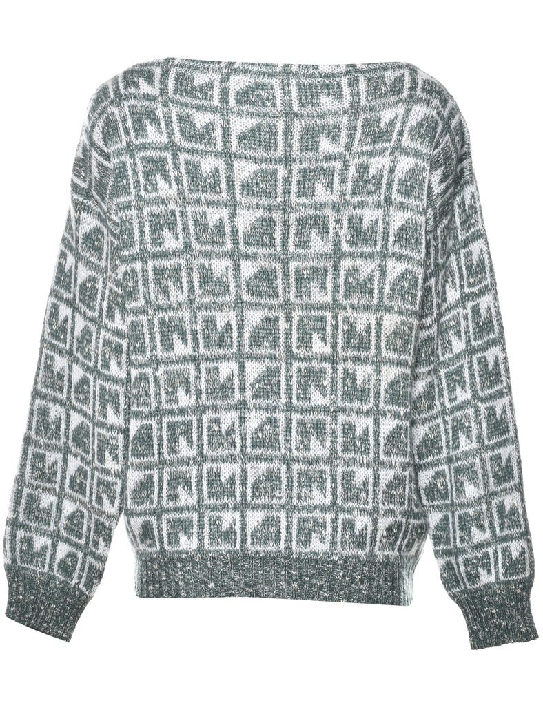 Geometric Pattern Jumper - M