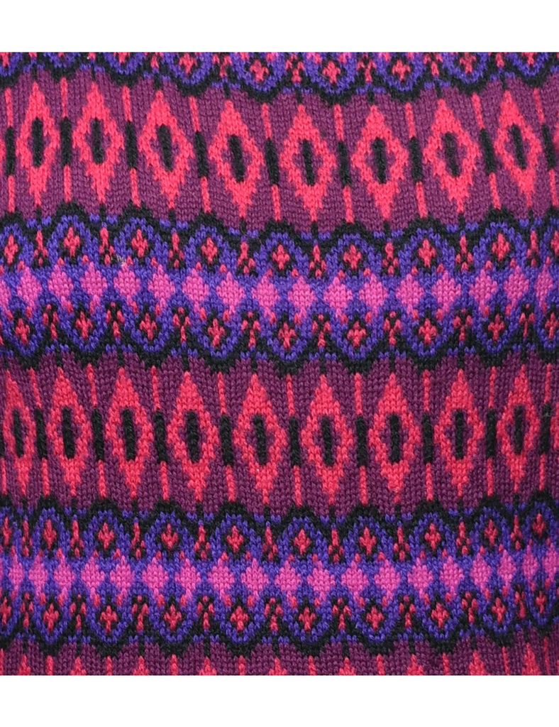 Geometric Pattern Jumper - M