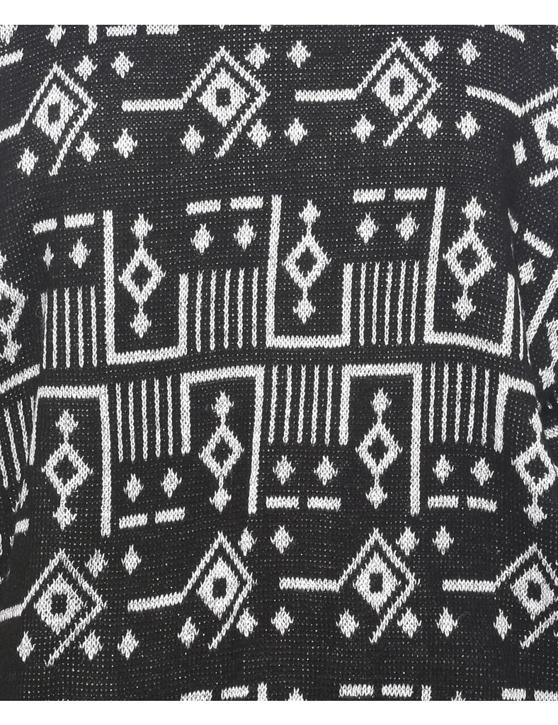 Geometric Pattern Jumper - L