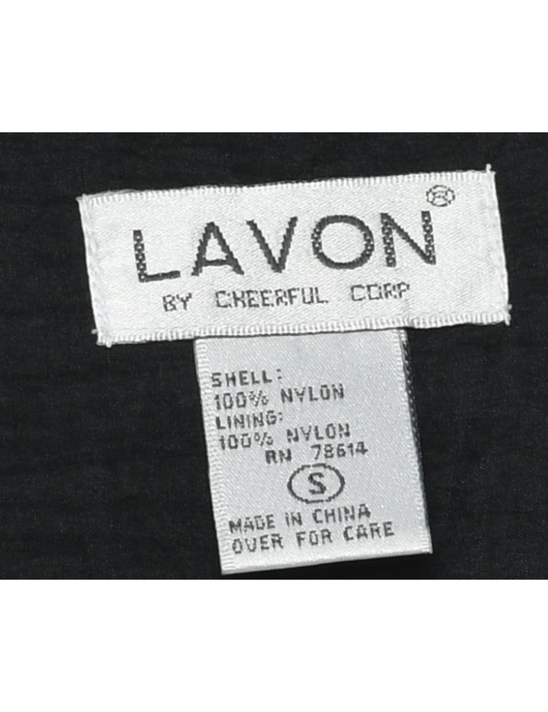 Geometric Pattern Nylon Jacket - S