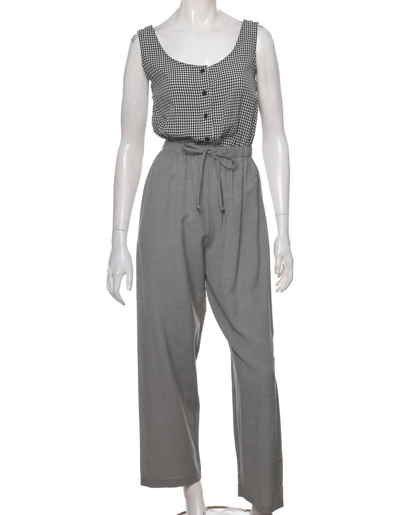 Gingham Jumpsuit - S